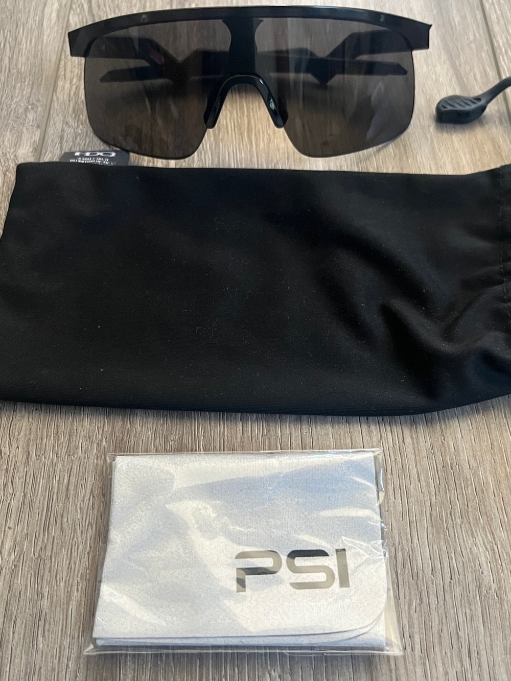 Oakley Resistor Youth Fit Black Shield Sunglasses with Accessories